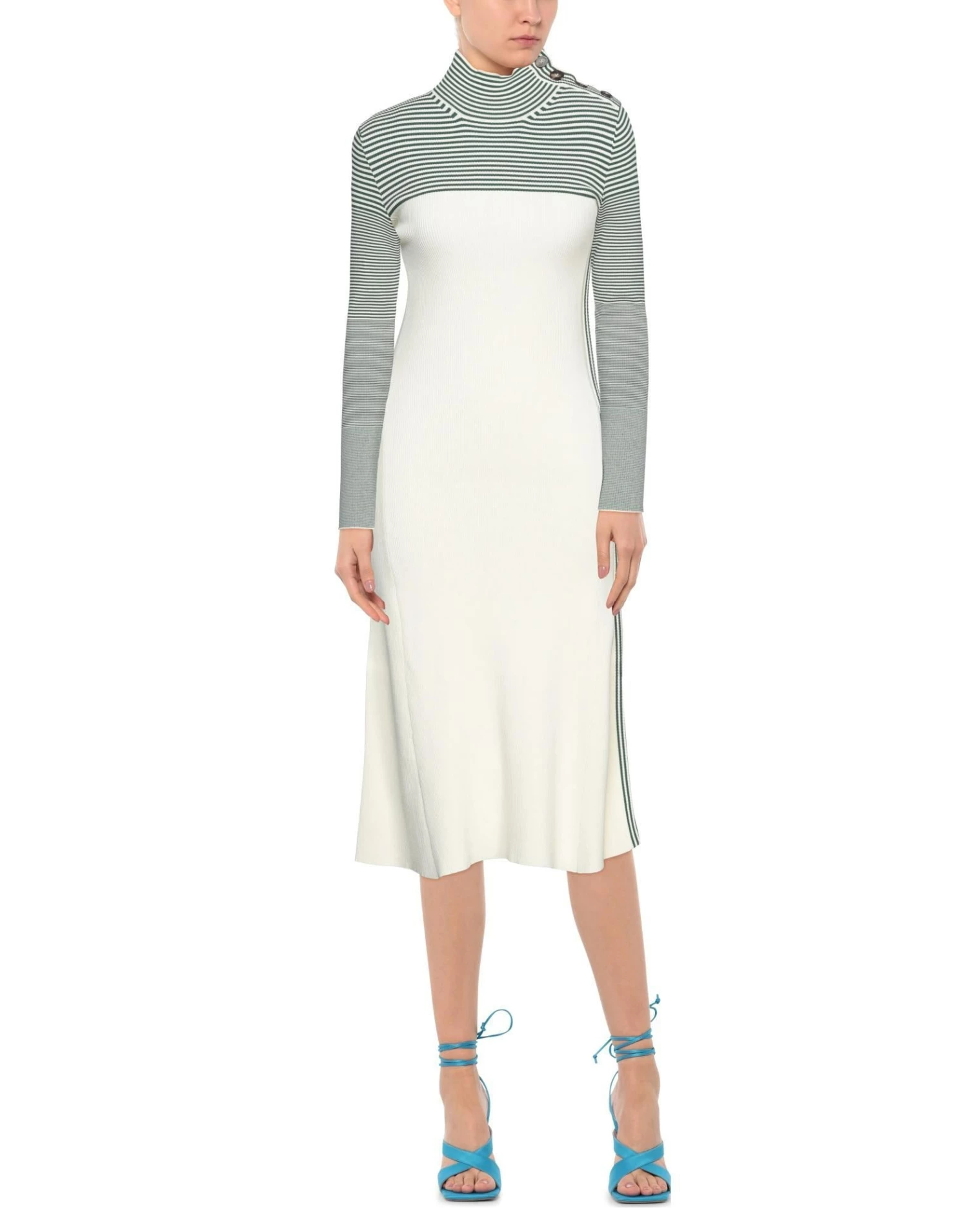 CEDRIC CHARLIER Midi Dress For Women Ivory - Image 3