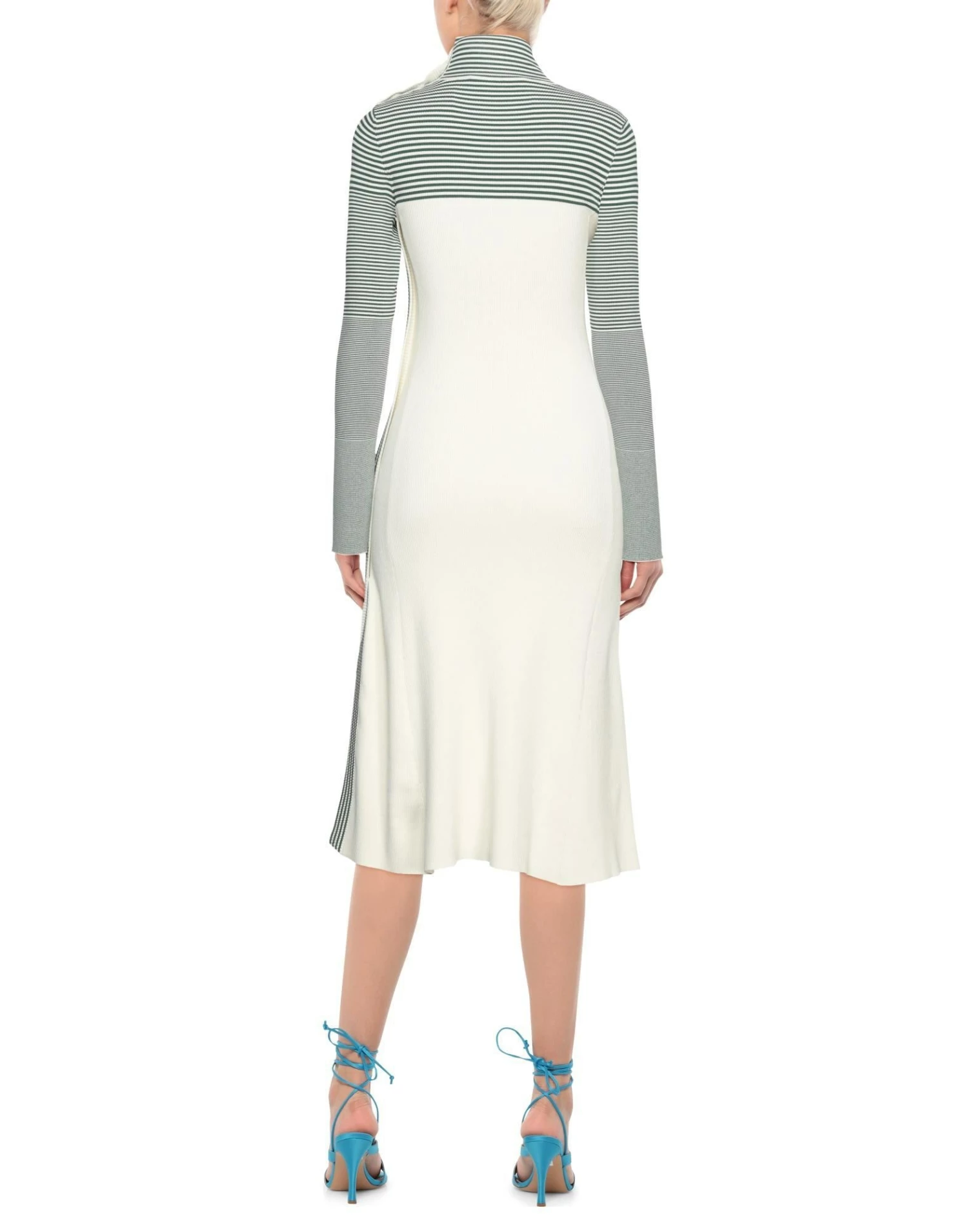 CEDRIC CHARLIER Midi Dress For Women Ivory - Image 4