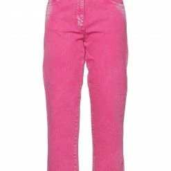 CEDRIC CHARLIER Denim Pants For Women Pink