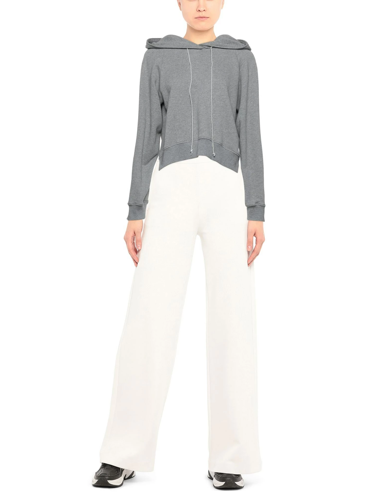 CEDRIC CHARLIER Hooded Sweatshirt For Women Grey - Image 2