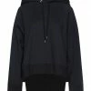 CEDRIC CHARLIER Hooded Sweatshirt For Women Dark Blue