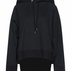 CEDRIC CHARLIER Hooded Sweatshirt For Women Dark Blue