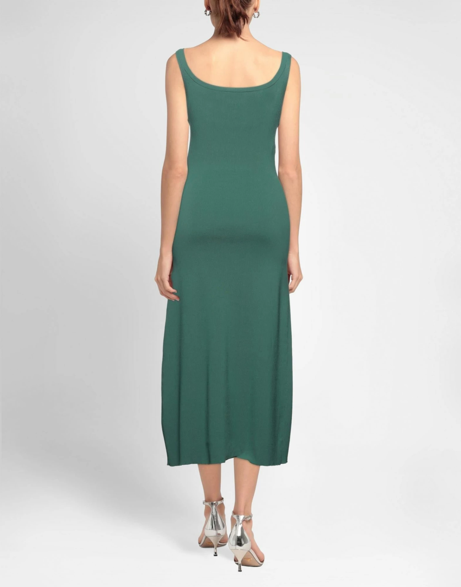 CEDRIC CHARLIER Long Dress For Women Dark Green - Image 4