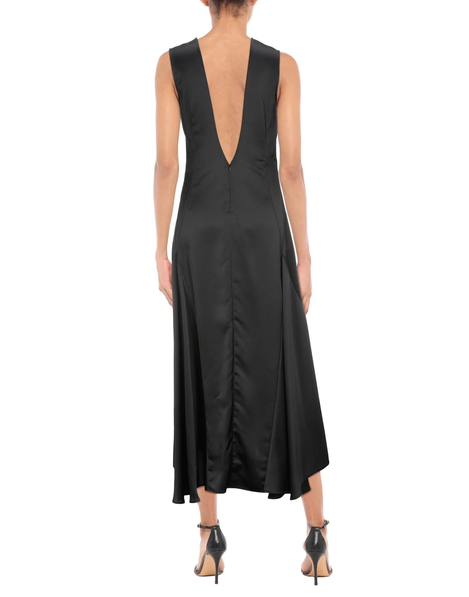 CEDRIC CHARLIER Midi Dress For Women Black - Image 4
