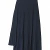 CEDRIC CHARLIER Midi Skirt For Women Dark Blue