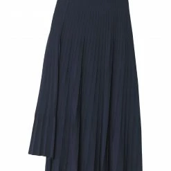 CEDRIC CHARLIER Midi Skirt For Women Dark Blue