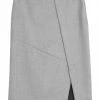 CEDRIC CHARLIER Midi Skirt For Women Grey