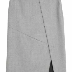 CEDRIC CHARLIER Midi Skirt For Women Grey