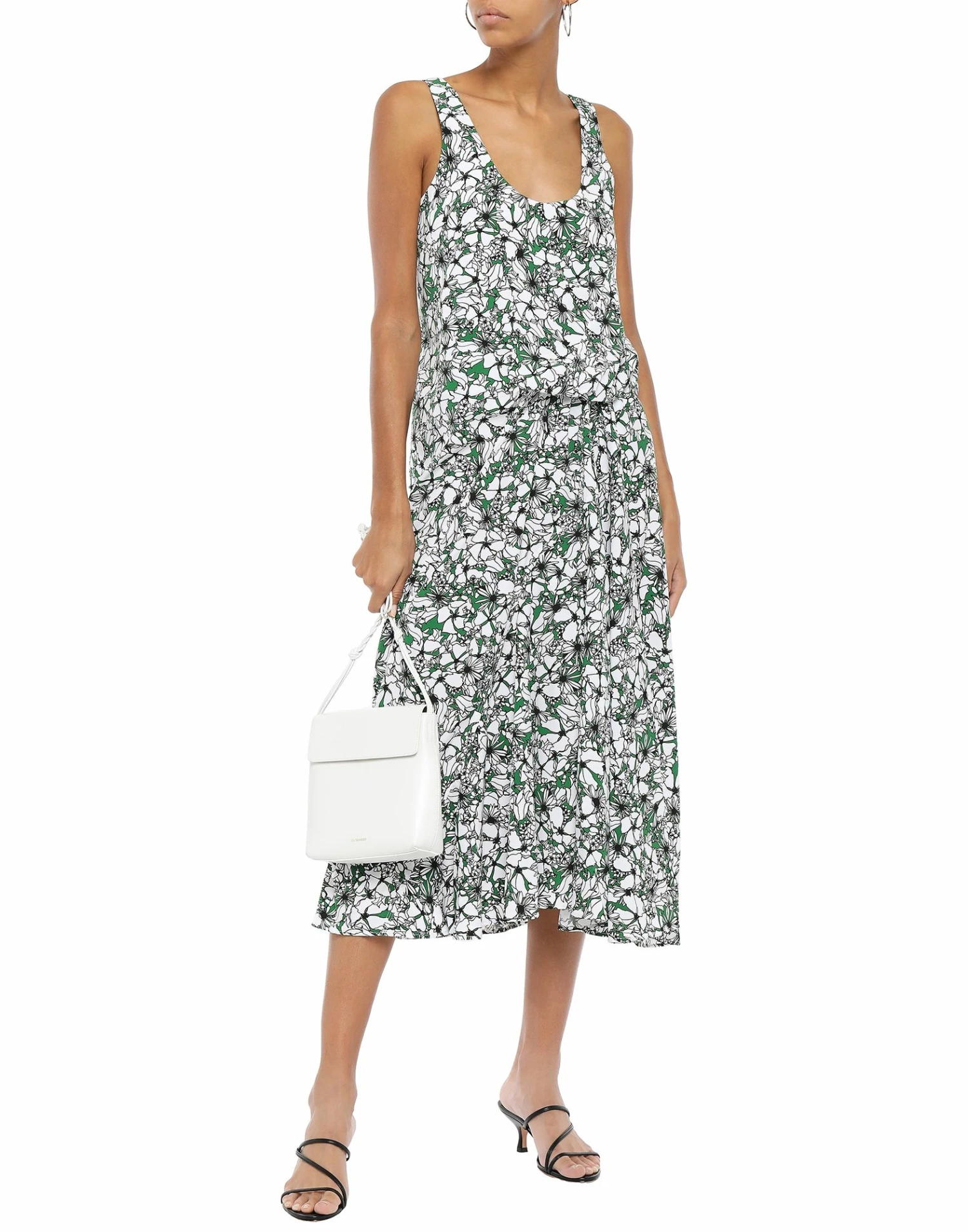 CEDRIC CHARLIER Midi Dress For Women Green - Image 4