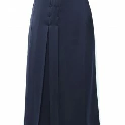 CEDRIC CHARLIER Midi Skirt For Women Dark Blue