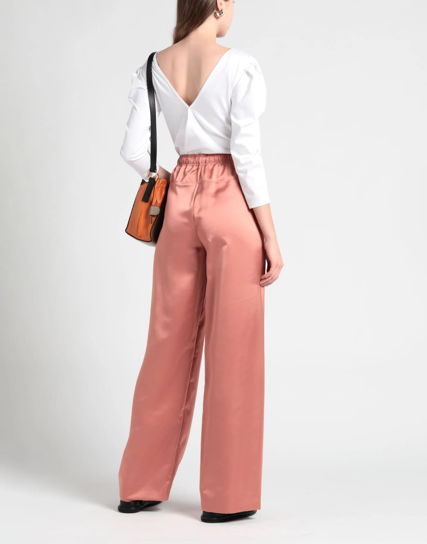 CEDRIC CHARLIER Casual Pants For Women Grey - Image 3