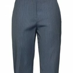 CEDRIC CHARLIER Cropped Pants & Culottes For Women Slate Blue