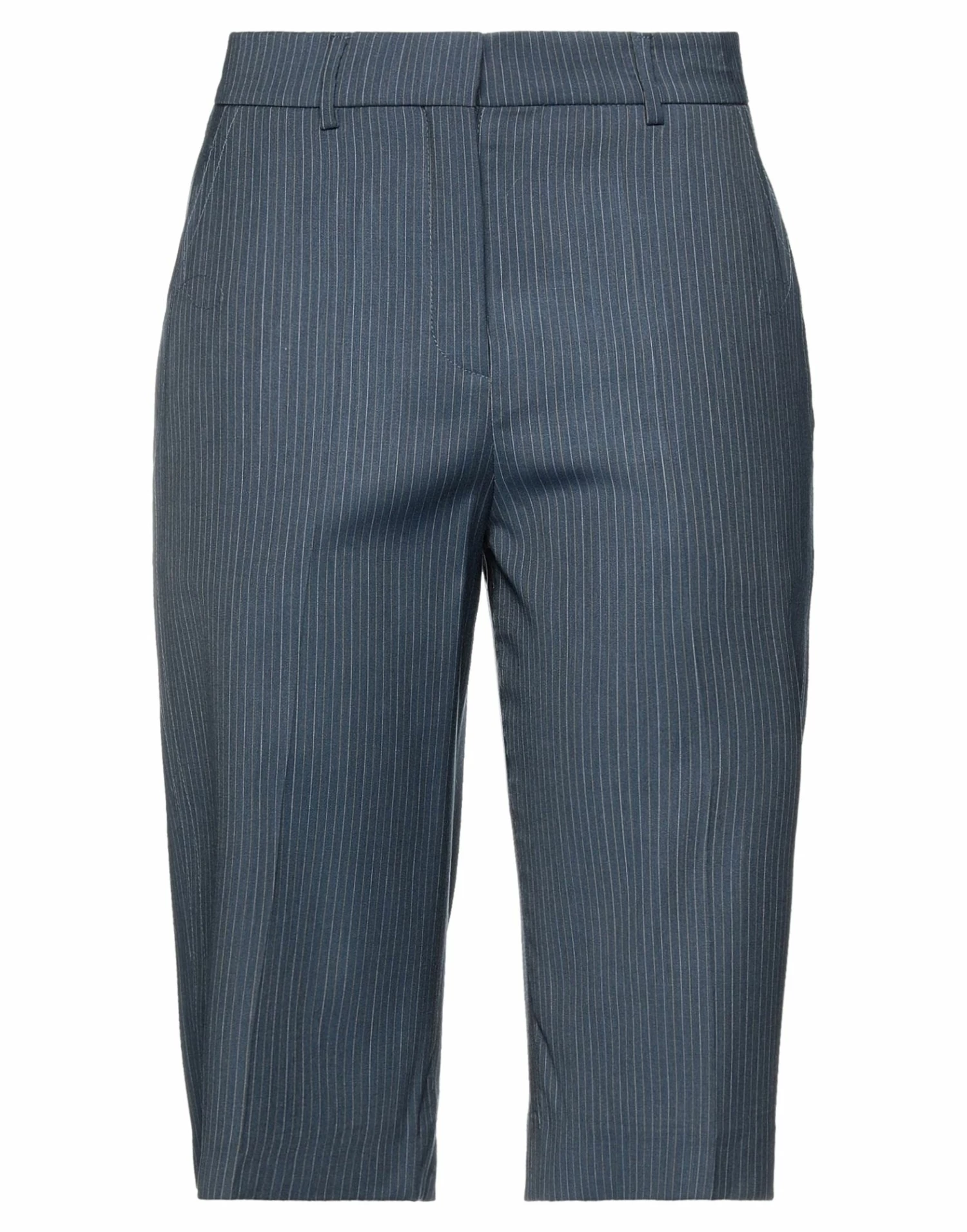 CEDRIC CHARLIER Cropped Pants & Culottes For Women Slate Blue