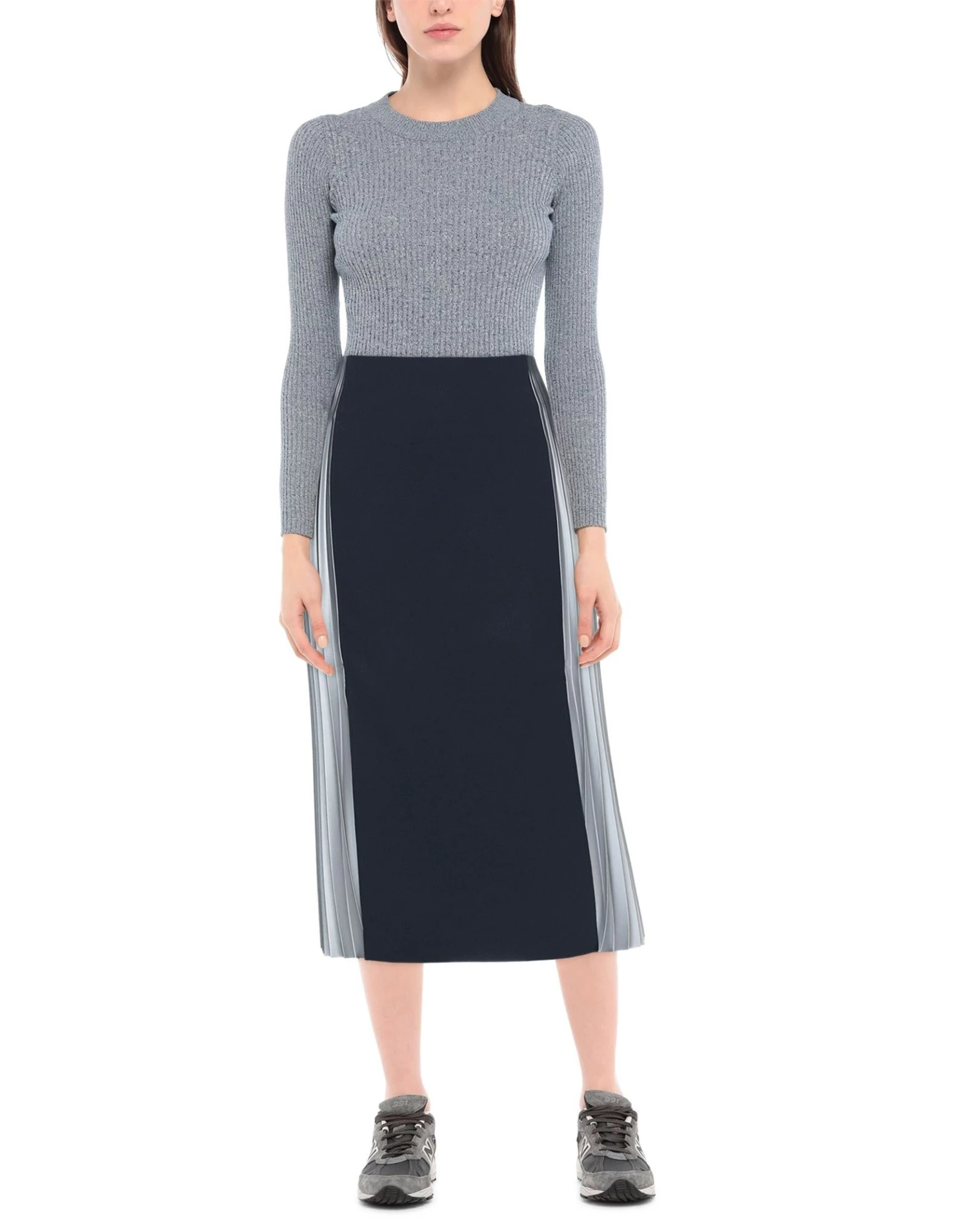 CEDRIC CHARLIER Midi Skirt For Women Dark Blue - Image 2