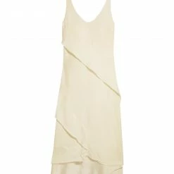 CEDRIC CHARLIER Midi Dress For Women Ivory