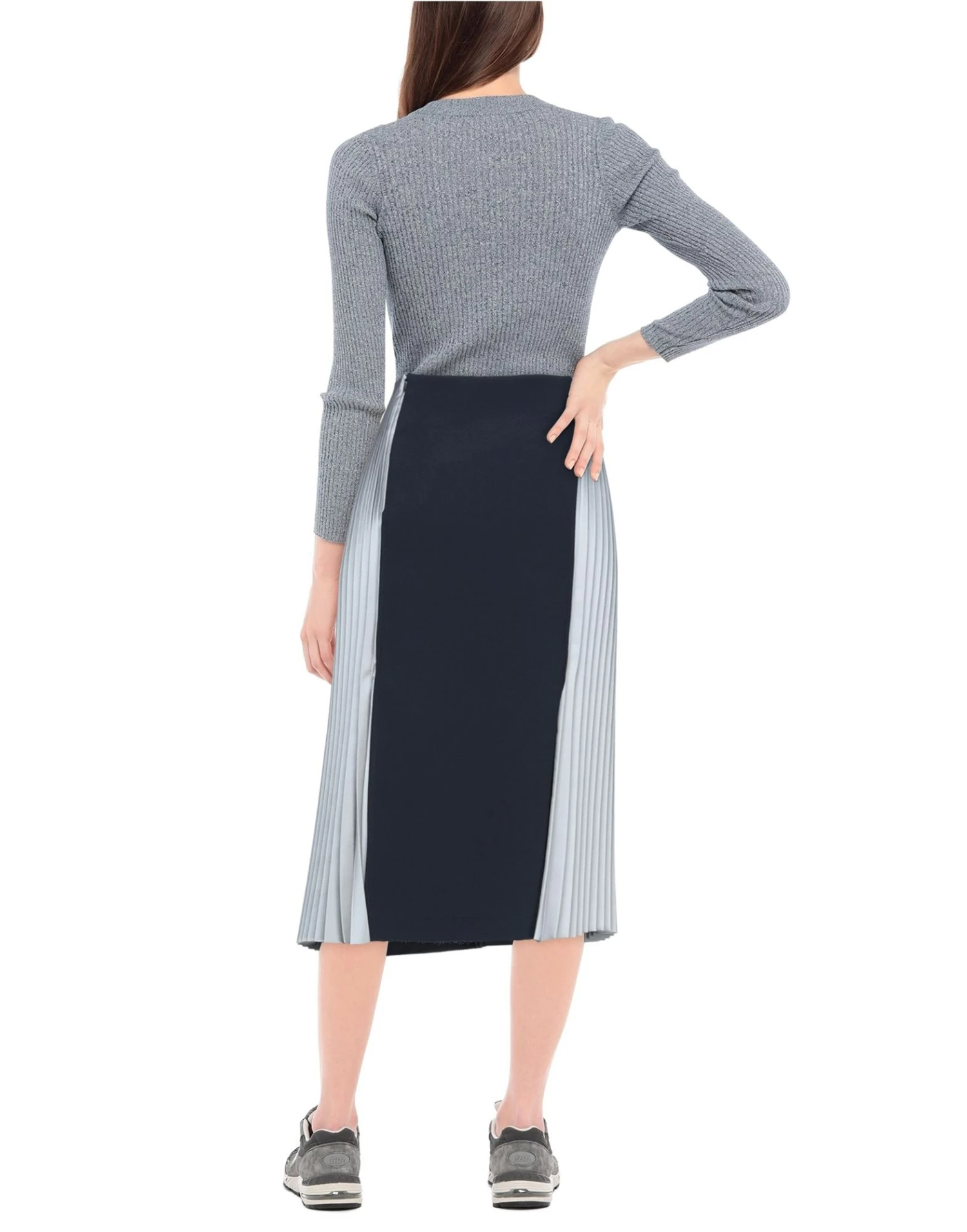 CEDRIC CHARLIER Midi Skirt For Women Dark Blue - Image 3