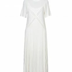 CEDRIC CHARLIER Midi Dress For Women White