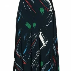 CEDRIC CHARLIER Midi Skirt For Women Deep Jade