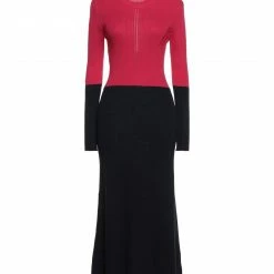 CEDRIC CHARLIER Midi Dress For Women Fuchsia
