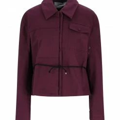 CEDRIC CHARLIER Jacket For Women Deep Purple