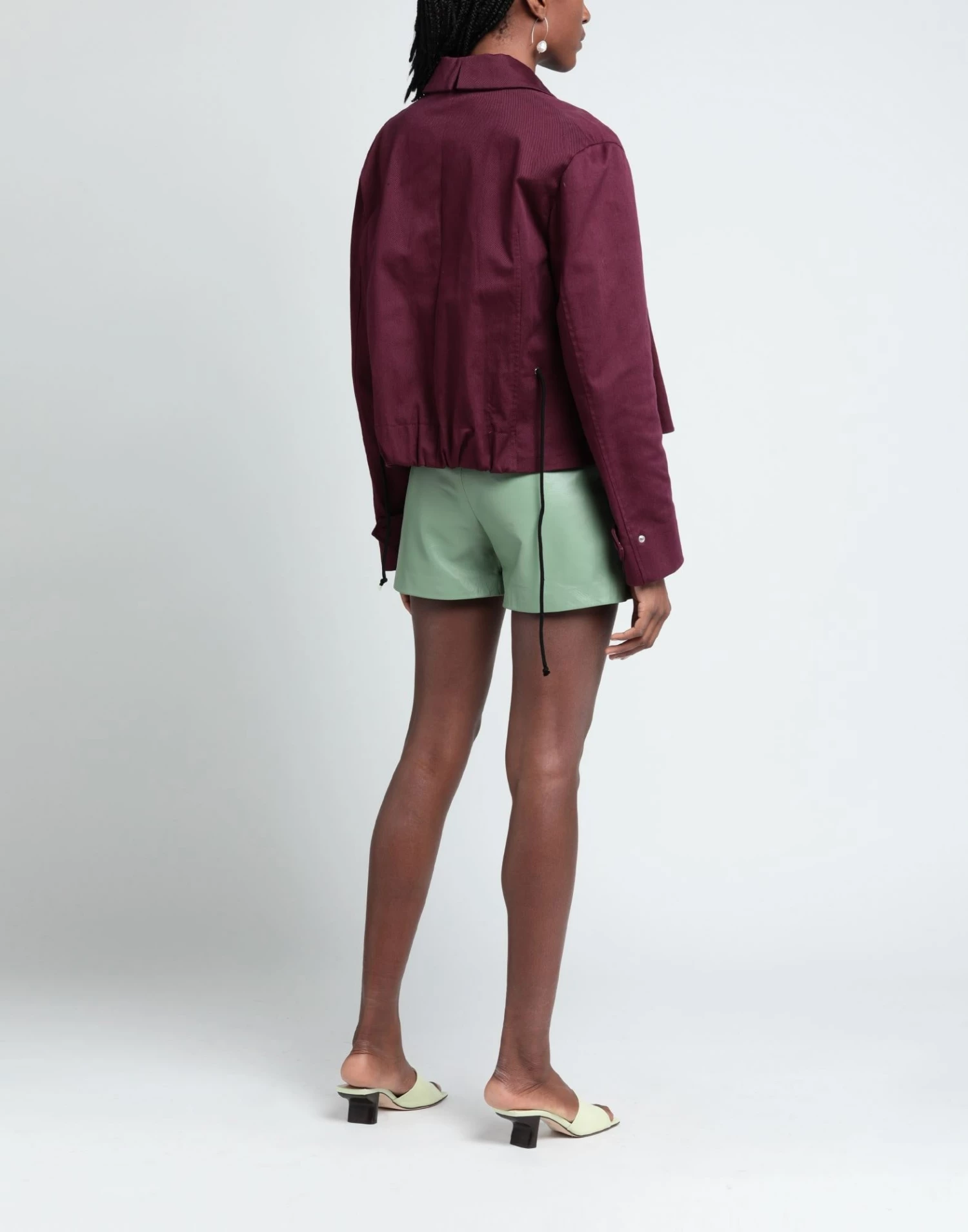 CEDRIC CHARLIER Jacket For Women Deep Purple - Image 4