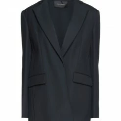 CEDRIC CHARLIER Blazer For Women Dark Blue