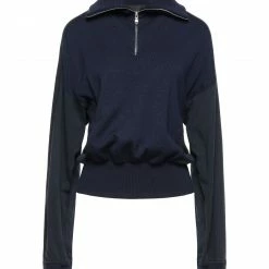 CEDRIC CHARLIER Turtleneck For Women Dark Blue