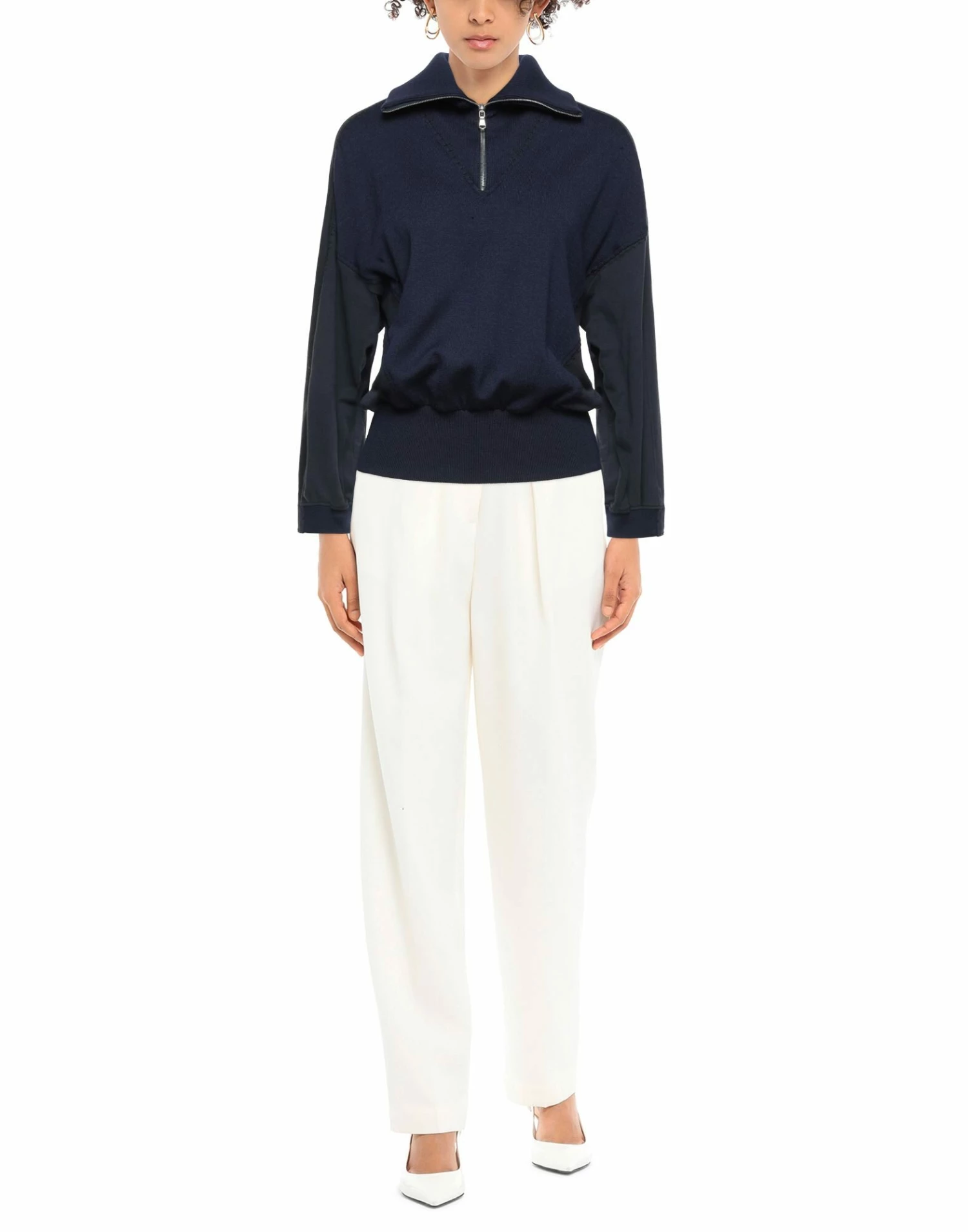 CEDRIC CHARLIER Turtleneck For Women Dark Blue - Image 2