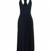 CEDRIC CHARLIER Long Dress For Women Dark Blue
