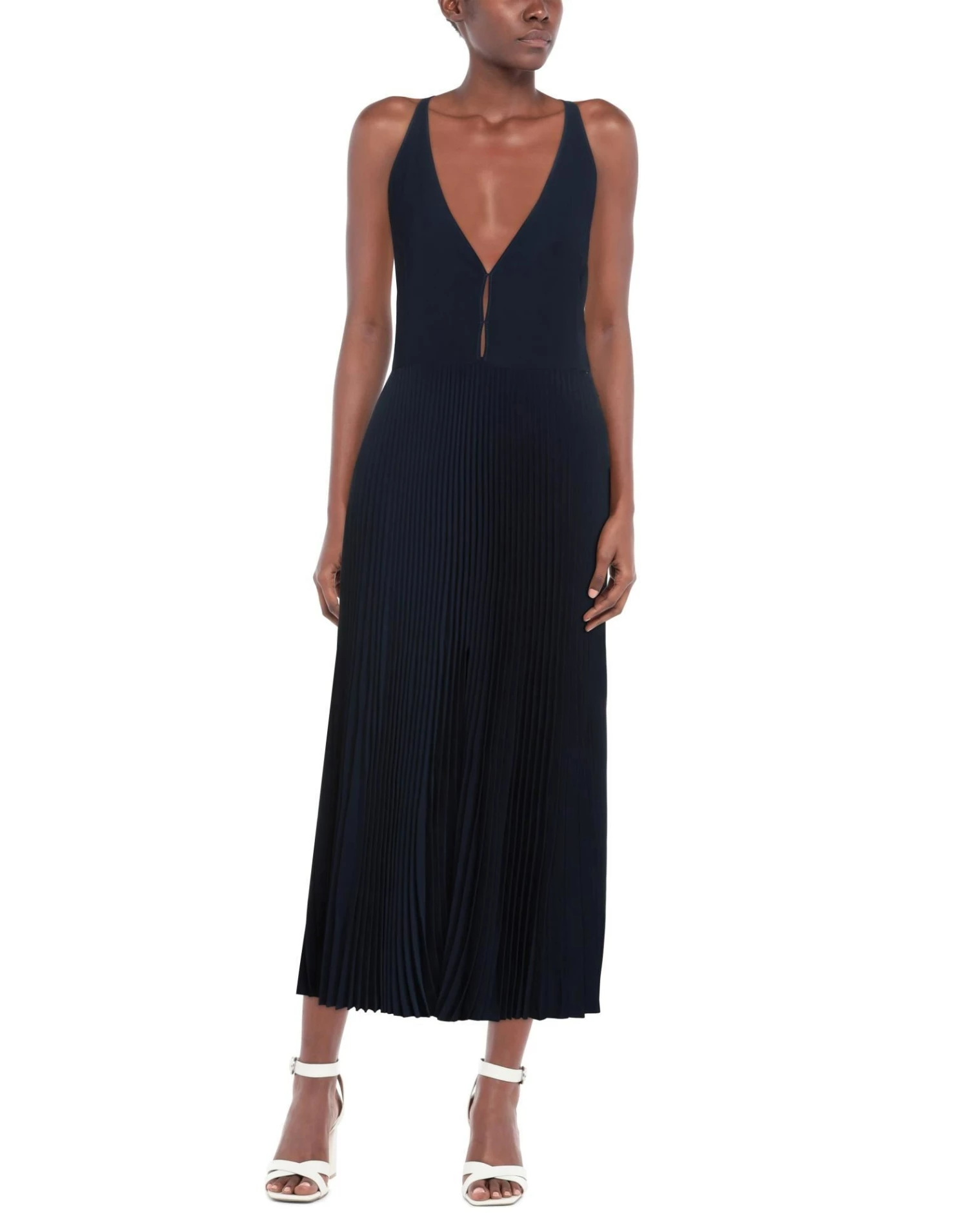CEDRIC CHARLIER Long Dress For Women Dark Blue - Image 3