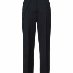 CEDRIC CHARLIER Casual Pants For Women Dark Blue