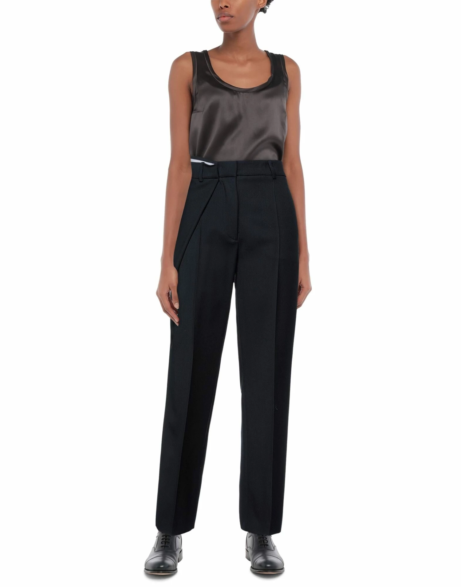 CEDRIC CHARLIER Casual Pants For Women Dark Blue - Image 2