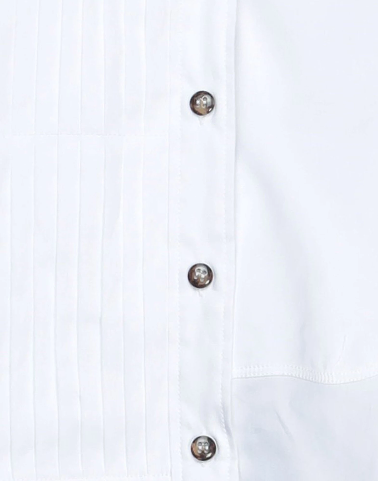 CEDRIC CHARLIER Solid Color Shirts & Blouses For Women White - Image 4