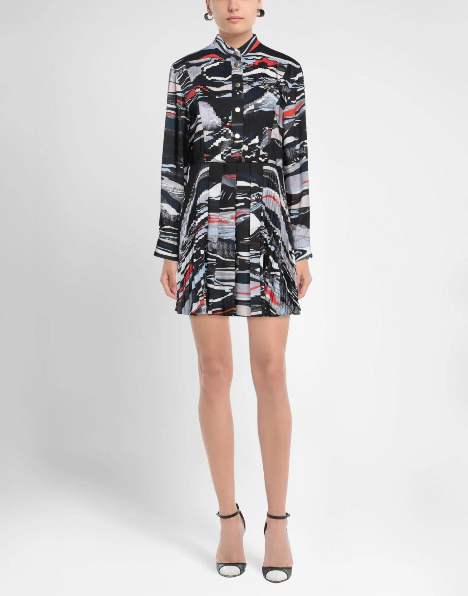 CEDRIC CHARLIER Short Dress For Women Orange - Image 3