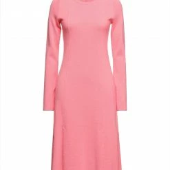 CEDRIC CHARLIER Midi Dress For Women Salmon Pink