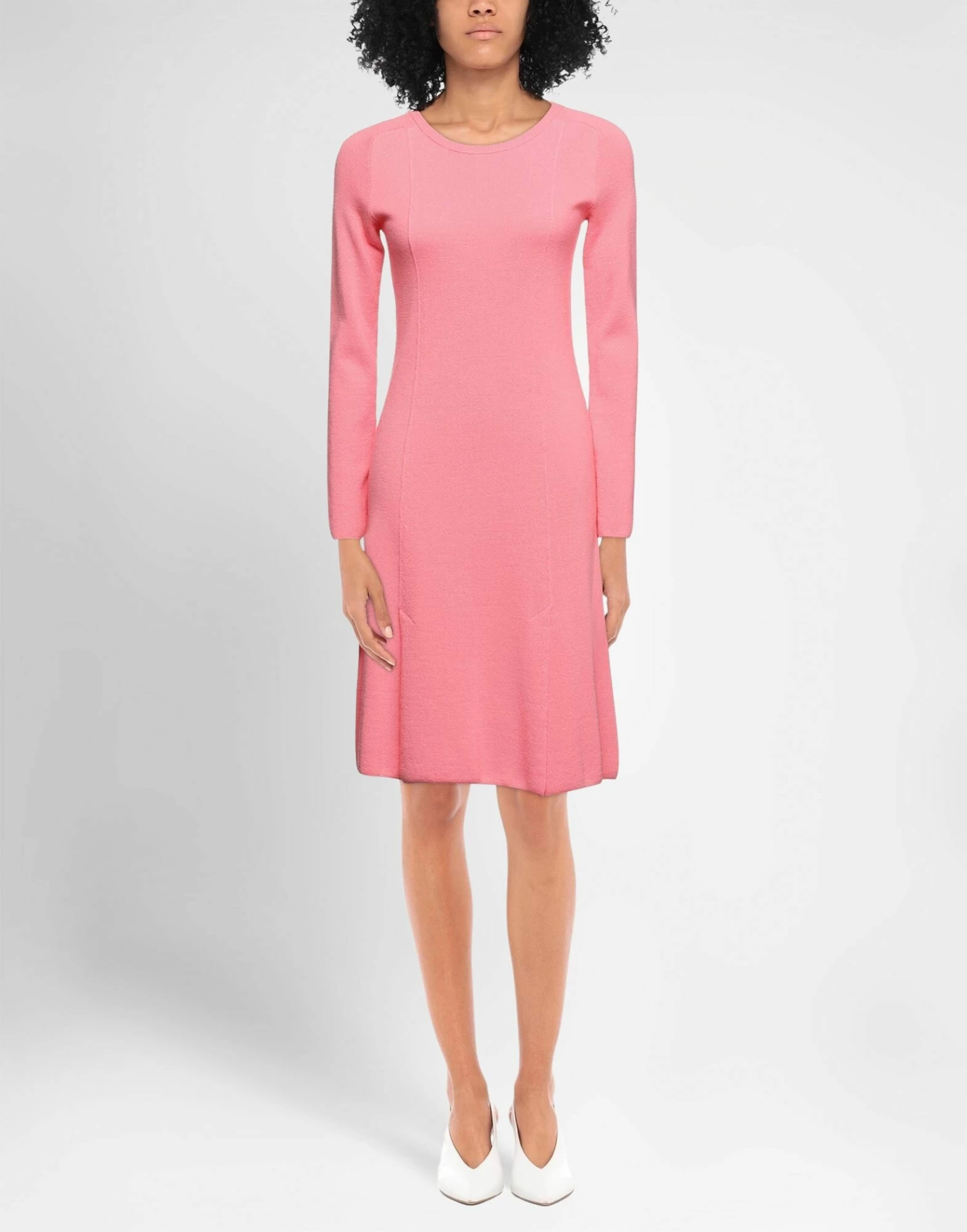 CEDRIC CHARLIER Midi Dress For Women Salmon Pink - Image 3