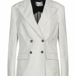 CEDRIC CHARLIER Blazer For Women Ivory