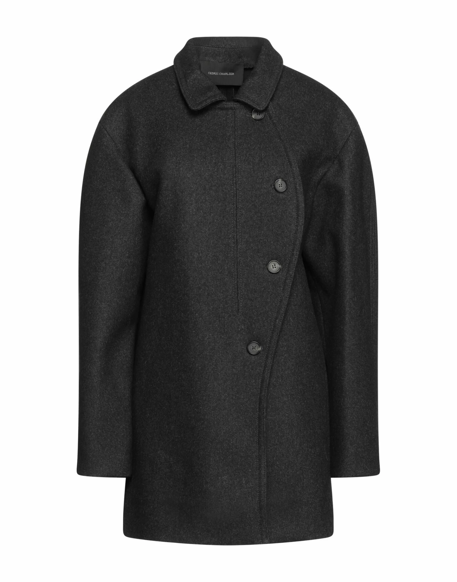 CEDRIC CHARLIER Coat For Women Steel Grey