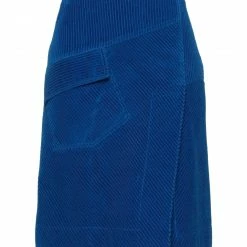 CEDRIC CHARLIER Midi Skirt For Women Blue