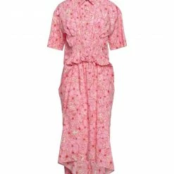 CEDRIC CHARLIER Midi Dress For Women Pink