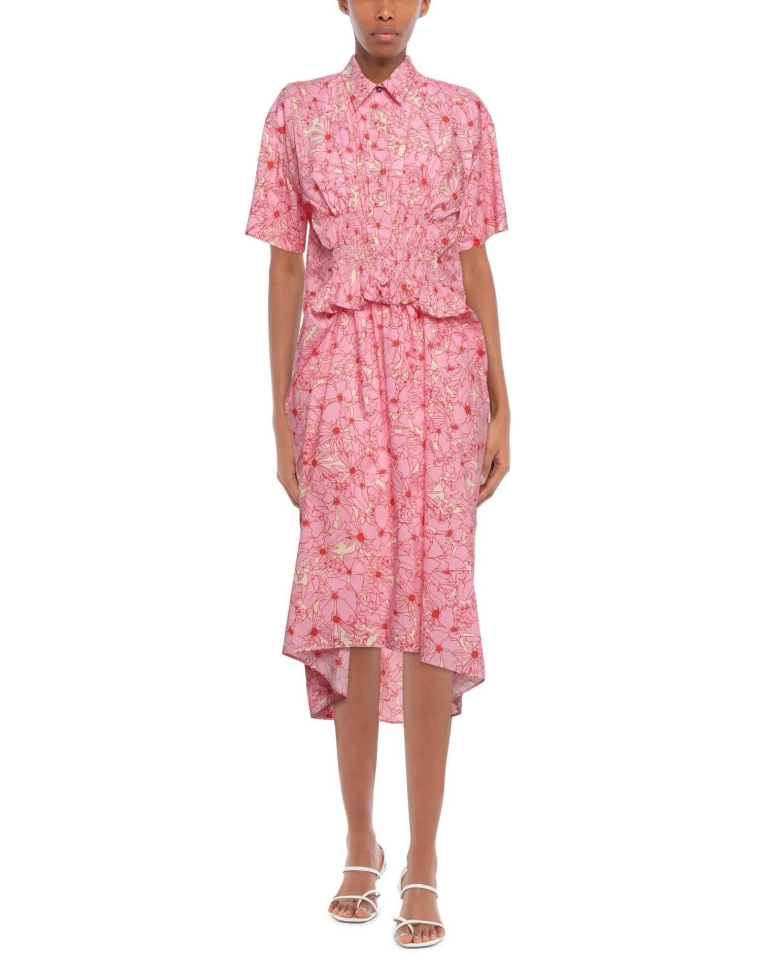 CEDRIC CHARLIER Midi Dress For Women Pink - Image 3