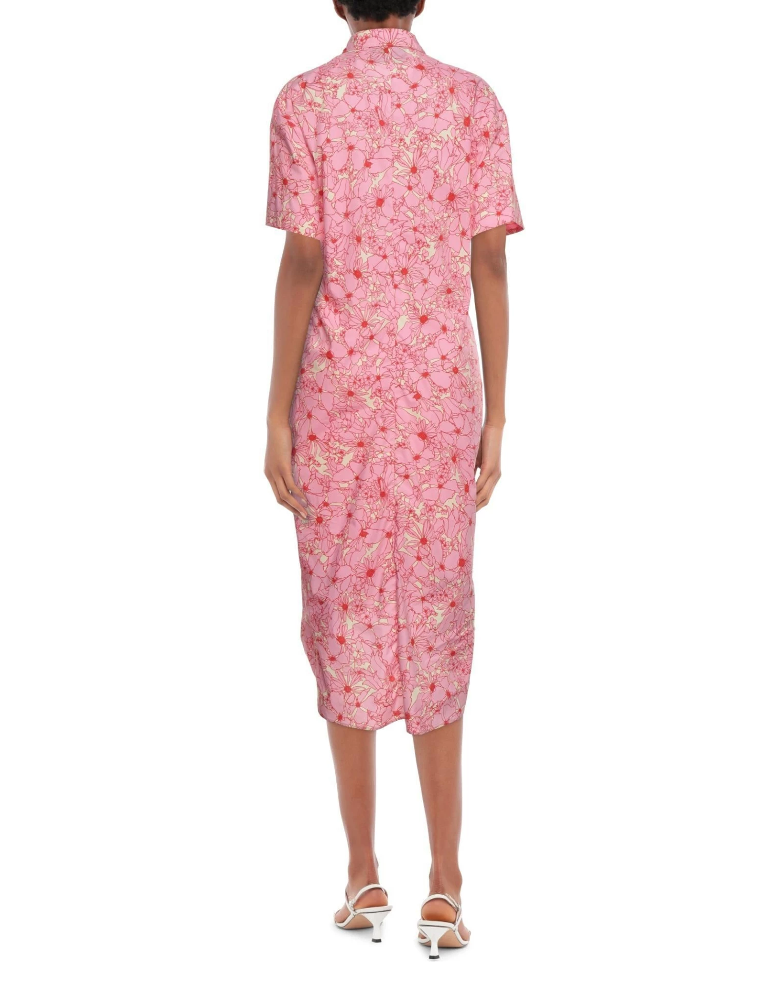 CEDRIC CHARLIER Midi Dress For Women Pink - Image 4