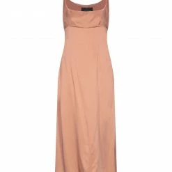 CEDRIC CHARLIER Midi Dress For Women Salmon Pink