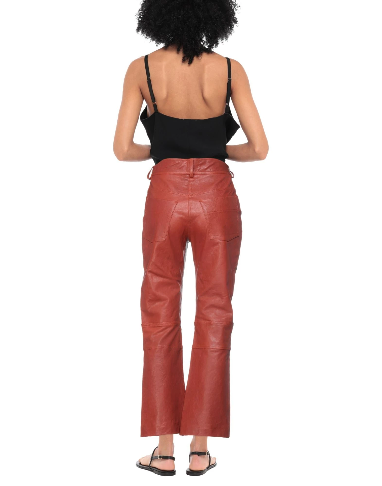 CEDRIC CHARLIER Casual Pants For Women Tan - Image 3