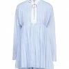 CEDRIC CHARLIER Short Dress For Women Sky Blue