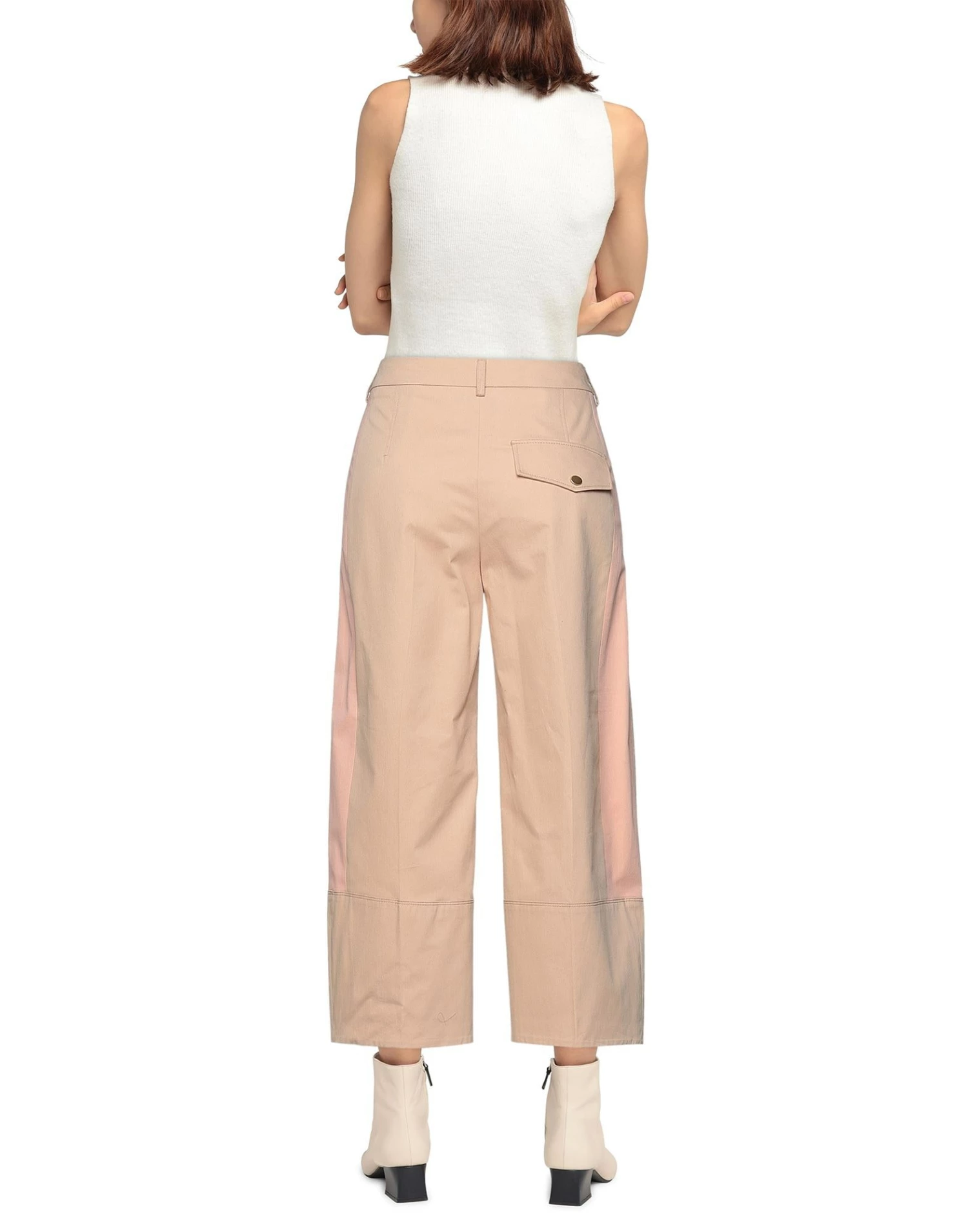 CEDRIC CHARLIER Casual Pants For Women Beige - Image 3