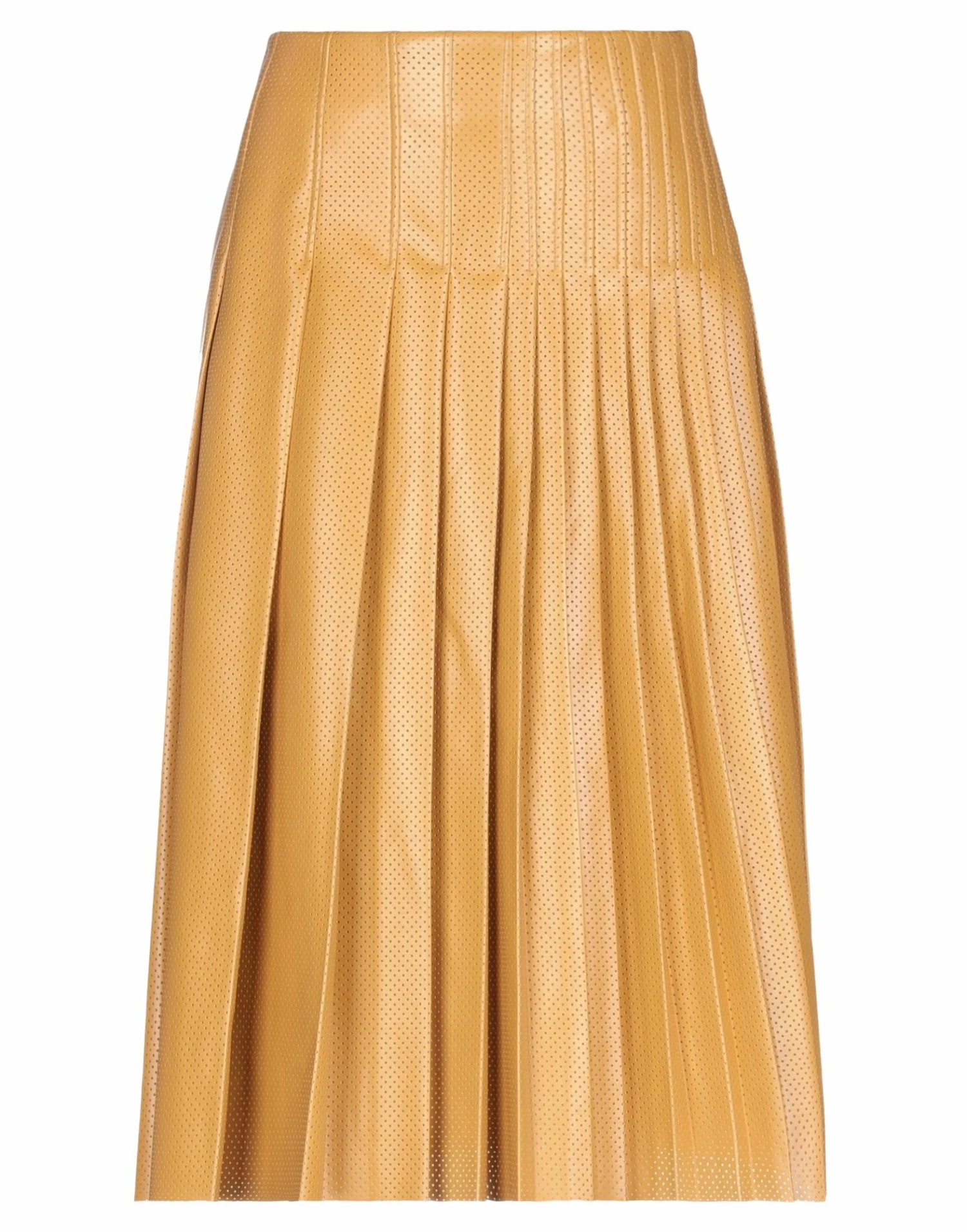 CEDRIC CHARLIER Midi Skirt For Women Ocher