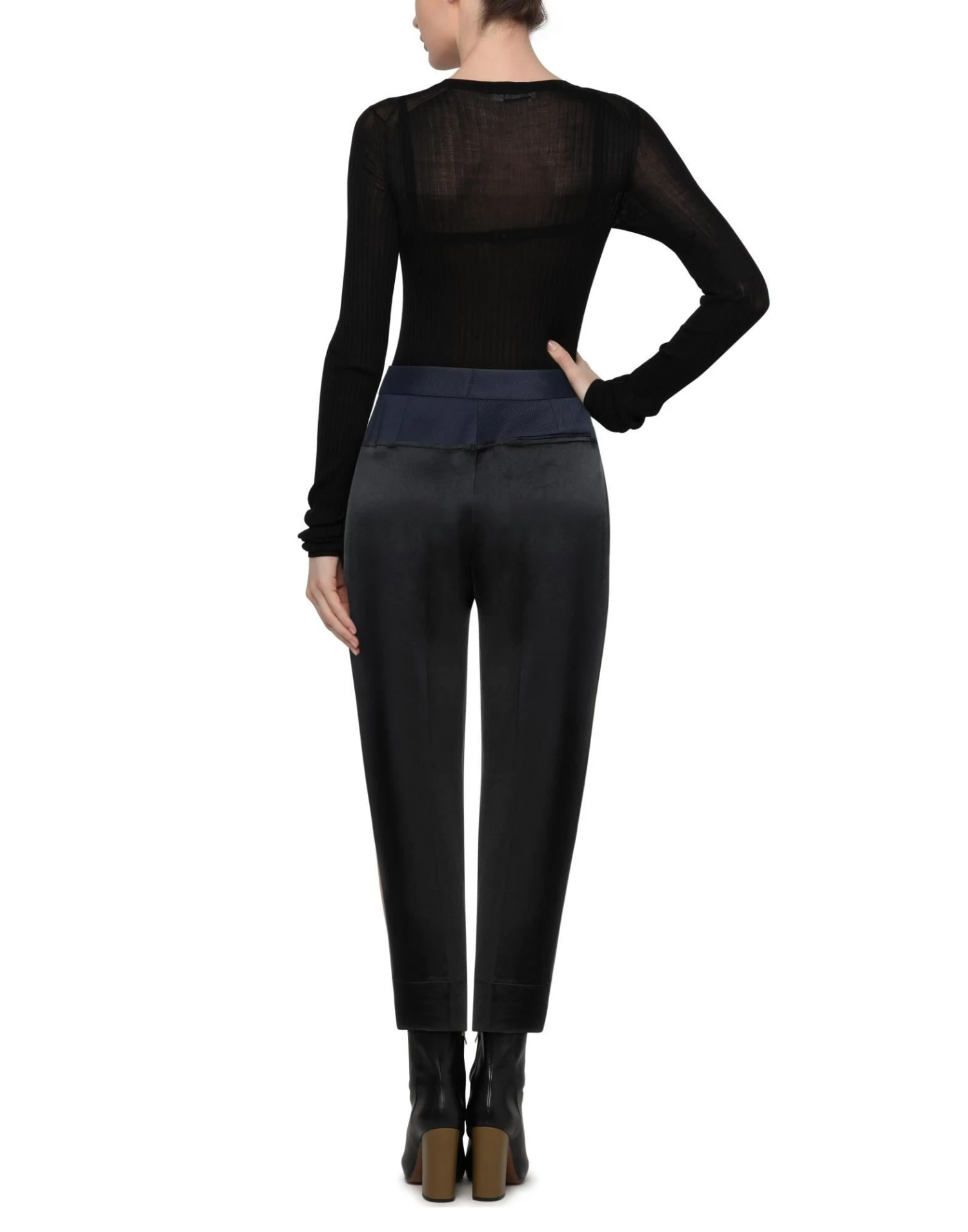CEDRIC CHARLIER Casual Pants For Women Black - Image 3