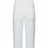 CEDRIC CHARLIER Casual Pants For Women White