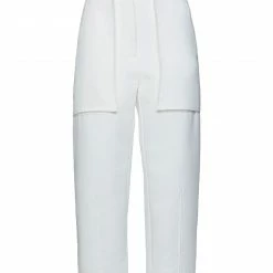 CEDRIC CHARLIER Casual Pants For Women White